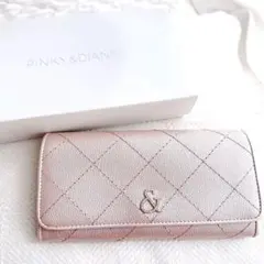 PINKY&DIANNE キルティング長財布 パールピンクのサムネイル