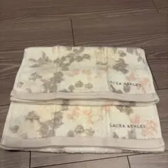 未使用品　ローラアシュレイ　フェイスタオル　2枚セット
