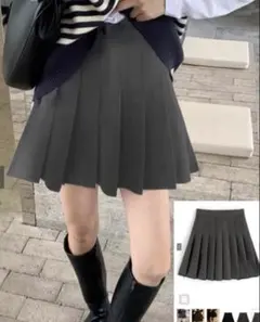 【GRL】インパン裏地付きプリーツミニスカート