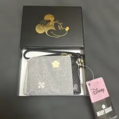 MARY QUANTミニー カードケース フラット ストラップ付き フラグメント