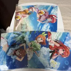 五等分の花嫁 クリアファイル サマーバカンス 全種セット