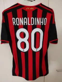 新品　未使用　ACMILAN ACミラン　ユニフォーム　ロナウジーニョ　レア Amazon.co.jp: 09-10ロナウジーニョACミラン 長袖 ユニフォーム
