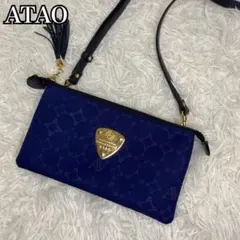 2026年最新】ATAO カラー：ネイビー系 レディース ショルダーバッグの