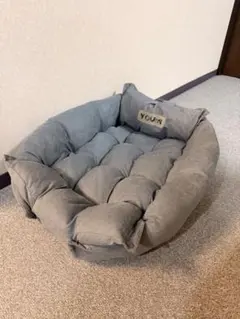 3way グレー 犬・猫用ベッド Mサイズ