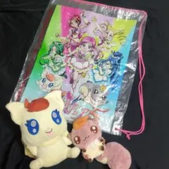 【☆希少☆】プリキュア 5 ぬいぐるみ　ココ＆ナッツ　特大ショッパー セット