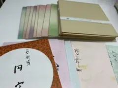 中国 玉和YUKOU色紙サイズY501ꕤ円窓ꕤぼかしꕤ花舞ꕤ野の舞ꕤ金銀ちらし③