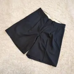 L.L.Bean 2タックショーツ ブラック W32 膝丈ショートパンツ