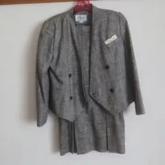 難あり グレンチェックスーツ 春夏