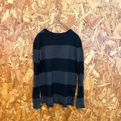 POLO RALPH LAUREN 長袖カットソー ロンT ボーダー ブラック