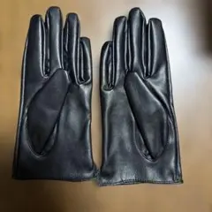 コスプレ用フェイクレザー手袋ブラックのサムネイル