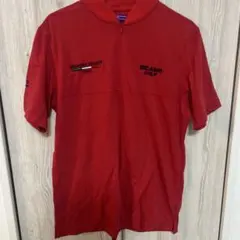 BEAMS GOLF パープルレーベル ハーフジップシャツ レッド - メルカリ