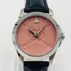 GUCCI Gタイムレス 126.5 レディース 腕時計 ピンク文字盤 F30のサムネイル