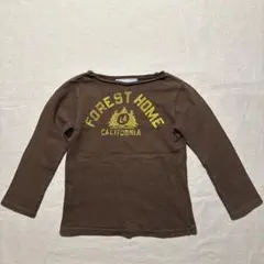 DENIM&DUNGAREE 長袖カットソー ブラウン