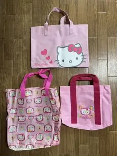 Hello kitty トートバッグ３点セット