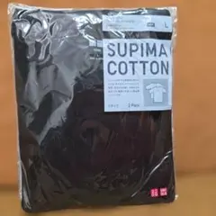 ユニクロ スーピマコットンフライスVネックT（半袖）2P Lサイズ