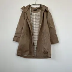 ベージュ　モッズコート　アウター