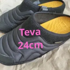 24cm Teva ブラック W REEMBER TERRAIN　サボ