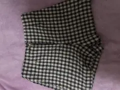 ZARA ハウンドトゥース柄 ショートパンツのサムネイル