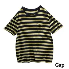 GapギャップTシャツボーダー柄カジュアルポケット付きデザイン人気古着のサムネイル