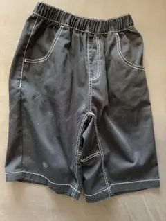 まとめ売り　黒 ハーフパンツ ゴムウエスト ポケット付き