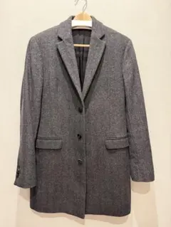 LAVENHAM BENTLEY ヘリンボーン グレーコート　34 LAVENHAM BENTLEY ヘリンボーン グレーコート 34 - メルカリ