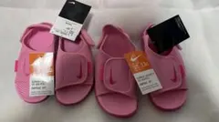 Nike Sunray Adjust 5 V2 ピンク サンダル2足セット