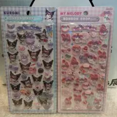 【正規品】ボンボンドロップシール　マイメロディ　クロミ　サンリオ　第二弾
