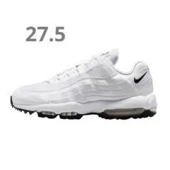 新品未使用　ナイキ　ゴルフシューズ　エアマックス95G ホワイト　27.5