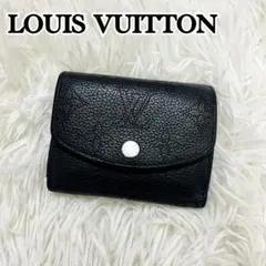 ルイヴィトン マヒナ ポルトフォイユ イリス XS 三つ折り財布 ブラック