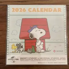 新品未使用　ニッセイ　スヌーピー 2026年 卓上カレンダー　日生