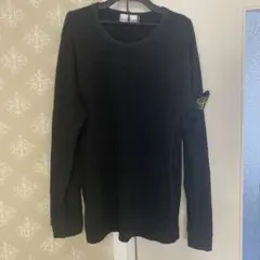 ストーンアイランド ブラック ロングスリーブ Tシャツ
