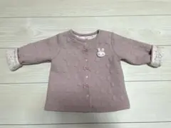 mezzo piano ウサギ刺繍 アウター ピンク