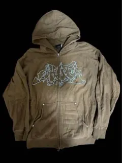 Huf ジップパーカー　star team fuckthisindustry