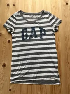 GAP ボーダー Tシャツ グレー×ホワイト XXSのサムネイル