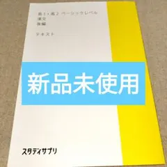 【新品未使用】スタディサプリ 高1高2 ベーシックレベル 漢文 テキスト