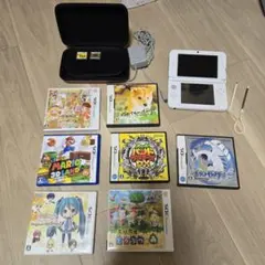 ニンテンドー 3DS LL ピンクホワイト ソフトセット 小ジャンク