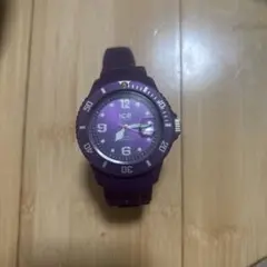 アイスウォッチ Ice-Watch パープル 紫 腕時計 10気圧防水 シリコン