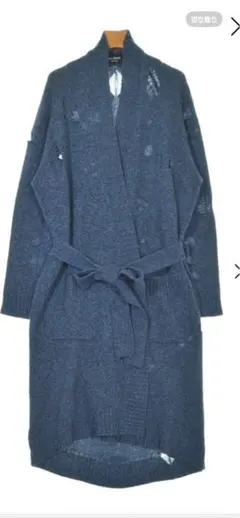 ZADIG & VOLTAIRE 青&緑ミックス色ロングカーディガンのサムネイル