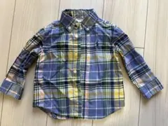 Ralph Lauren チェック柄長袖シャツ 12M