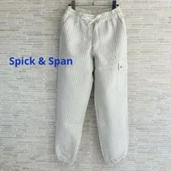大人カジュアルSpick & Span ❤︎ストライプ柄イージーパンツ 綿100%