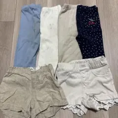 女の子　80 90サイズ　ズボン パンツ スパッツ まとめ売り