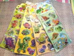 恐竜ウォーターシール　4シートセット