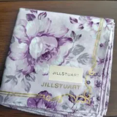JILLSTUART ハンカチ パープル 花柄
