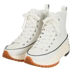 ヌーベルヴォーグ 厚底スニーカーブーツ 24.5cm リュクスライン ホワイト
