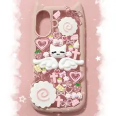 iPhone17 ケース デコ電 地雷系 量産型 平成女児 埋めつくし 現品45