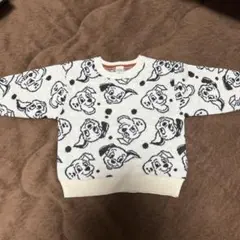 フタフタ 101匹わんちゃん ニット サイズ100