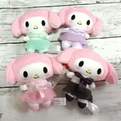 サンリオ マイメロディ カラーリボンマスコット 4点セット