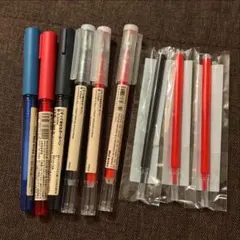 【無印良品/MUJI こすって消せるボールペン セット】