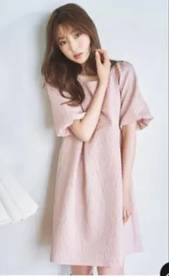 WILLSELECTIONジャガードタックフレアワンピース ウィルセレクション