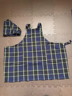 子ども用エプロンと三角巾セット